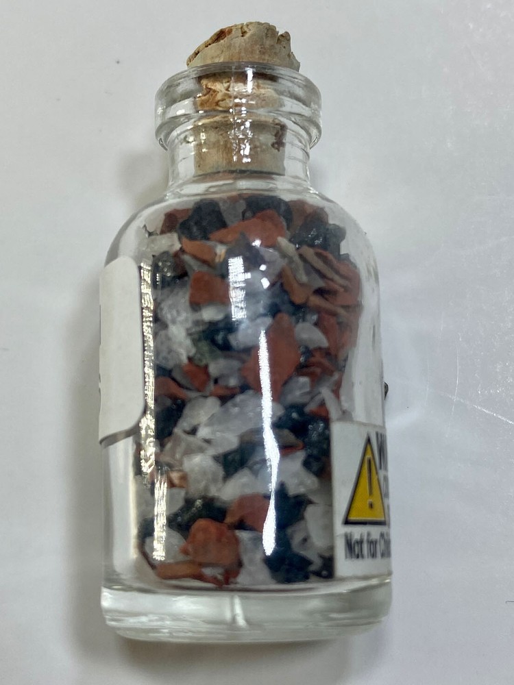 Crystal Mix #6 Gemstones Mini Gemstone Bottles with 3 Different Crystals