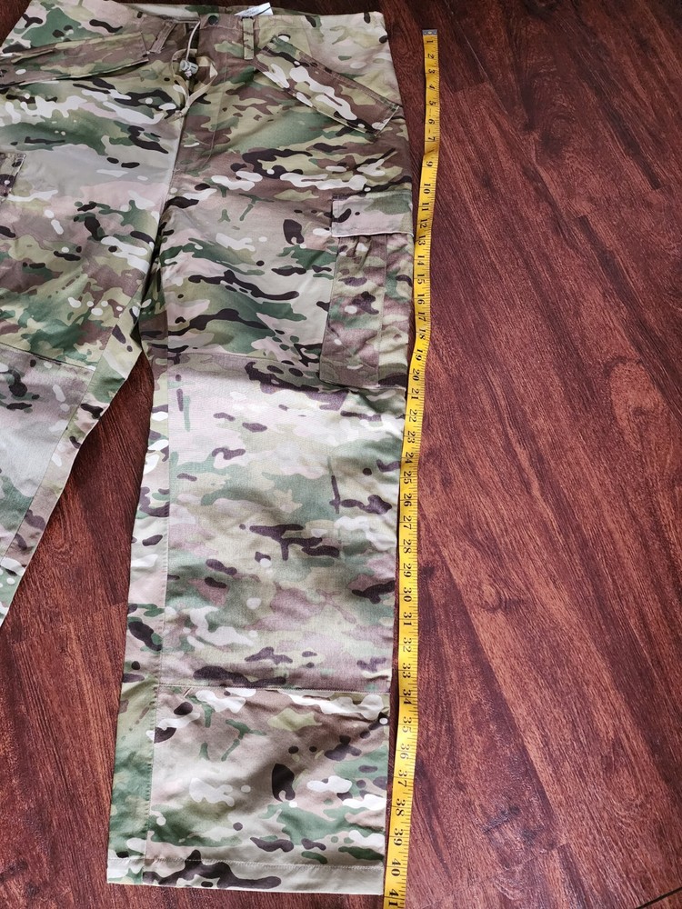 TROUSERS APECS MULTICAM PATTERN PANTS SIZE MEDIUM REGULAR MADE IN USA 100% NYLON