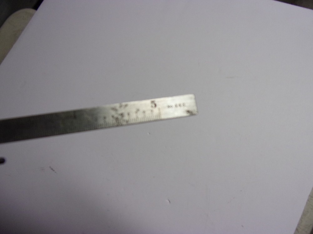 STARRETT #448 Vernier Depth Gage 0-5" used