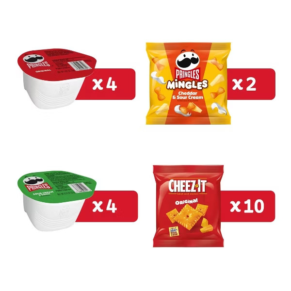 Cheez-It Snacks Crackers Variety Pack - 17.04oz/20ct