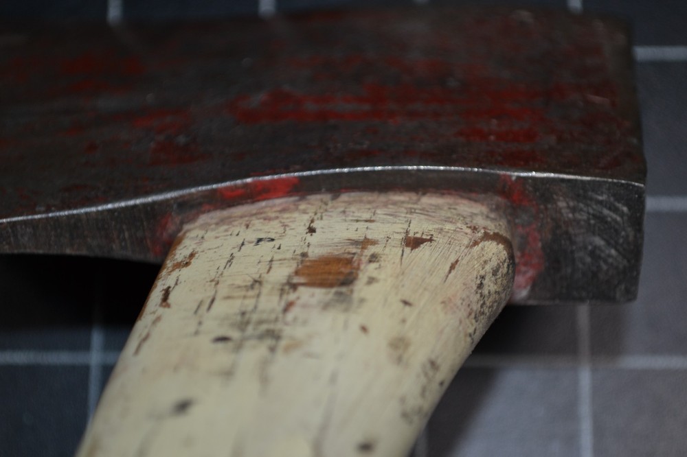 UNBRANDED HATCHET - LOOKS FORIEGN - ALL ORIGINAL