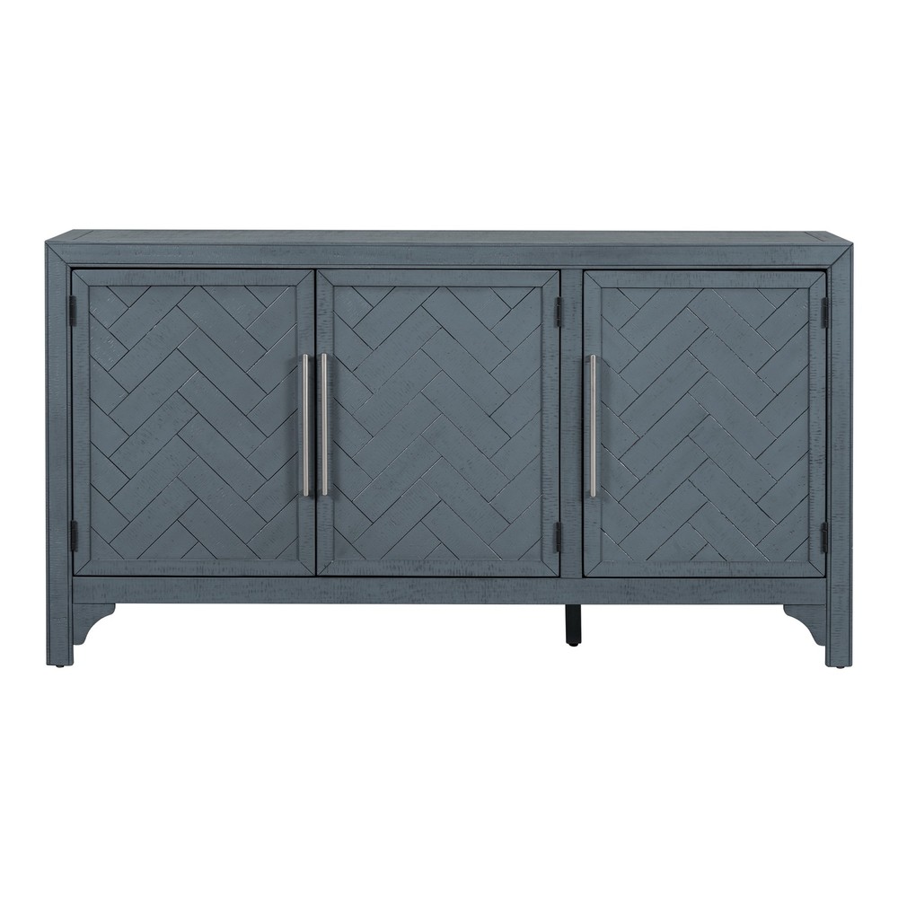 U_Style Designed Storage Cabinet Sideboard with MDF+Pine veneer , Adjustable S