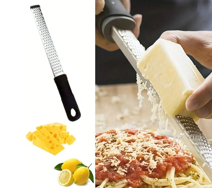 Stainless Steel Lemon Zester & Cheese Grater - Multifunctional Kitchen Tool
