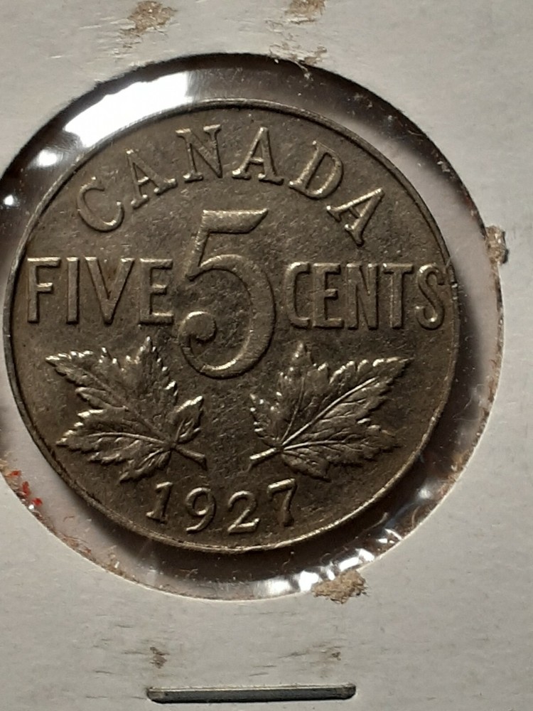1927  5 CENTS CANADA