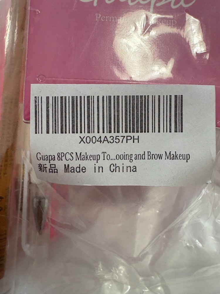 Guapa 8PCS Makeup Tools–Disposable Eyebrow Ruler Stickers Stencil for microbl...