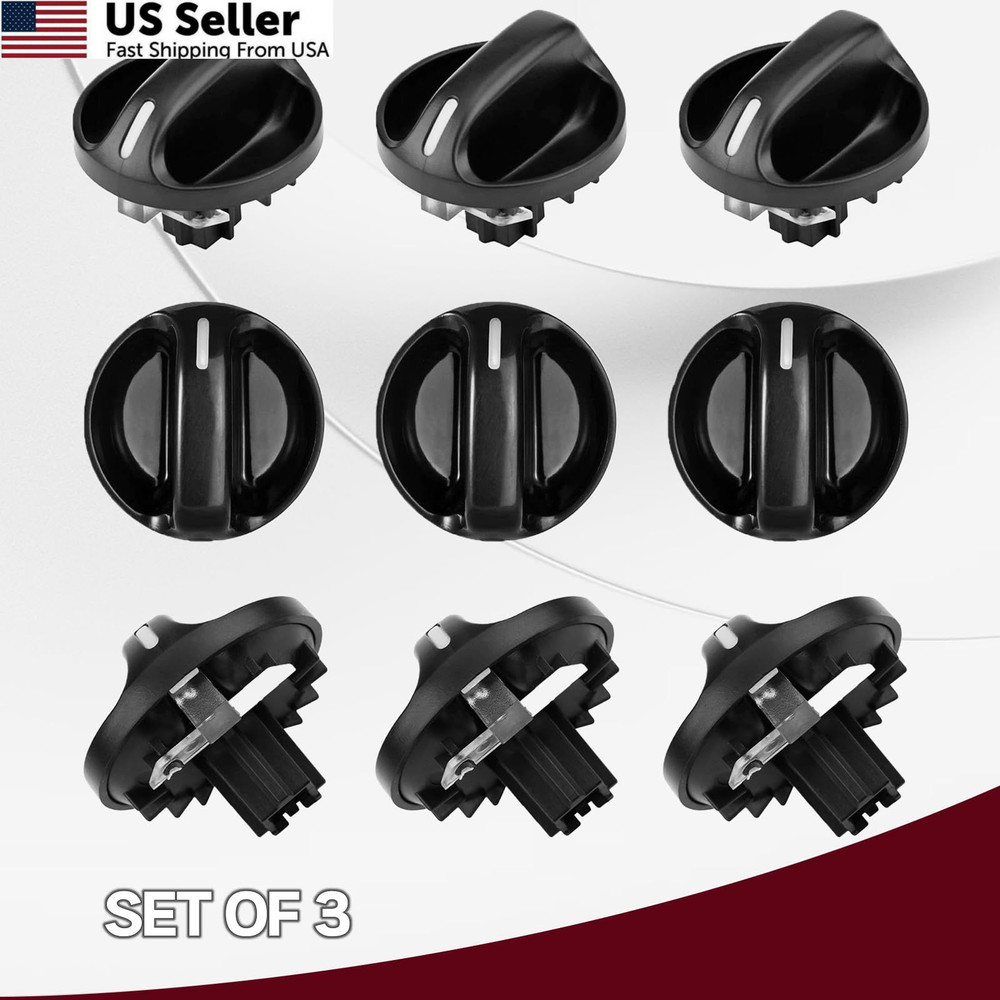 Xislet 3Pcs Tundra AC Knobs Replacement Compatible with 2000 2001 2002 2003...