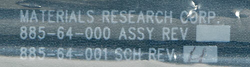 NEW Materials Research Corp. (MRC) PN: 885-64-000/001 Eclipse Interface Board