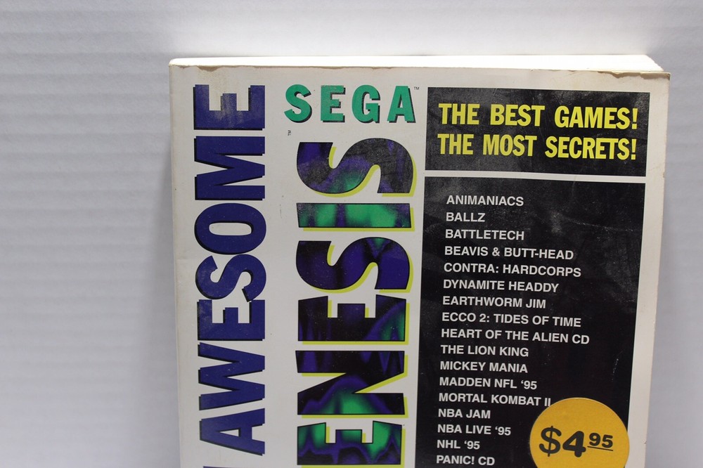 Awesome Sega Genesis Secrets 5 Strategy Book *Clean*