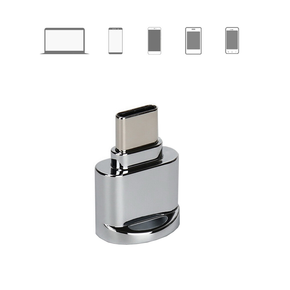 Mini Type C For Micro SD TF Memory Card Reader OTG Adapter Type C USB 3.1 Light