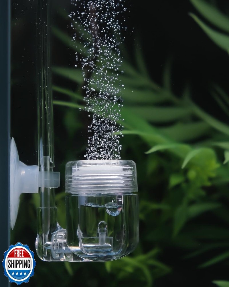 Pawfly CO2 Diffuser for Aquarium Plants, Clear Acrylic CO2 Atomizer Aquarium