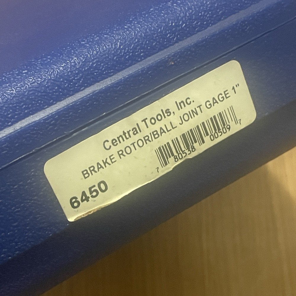 Central Tools 6450 Brake Rotor/Ball Joint Gage