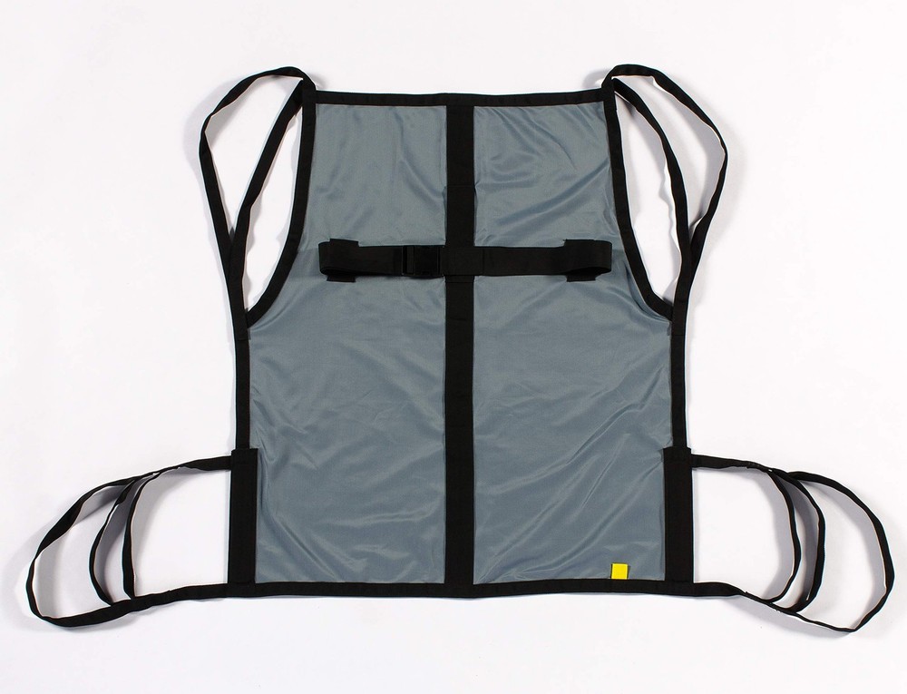 One Piece Patient Lift Sling with Positioning Strap, Comfy Polyester Mesh Fab...