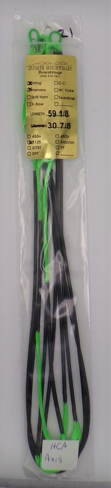 HCA Axis Bowstring & Cable - Complete Set -  (Factory Closeout Sets)