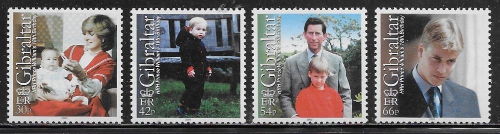 Gibraltar Scott #'s 842 - 845 MNH