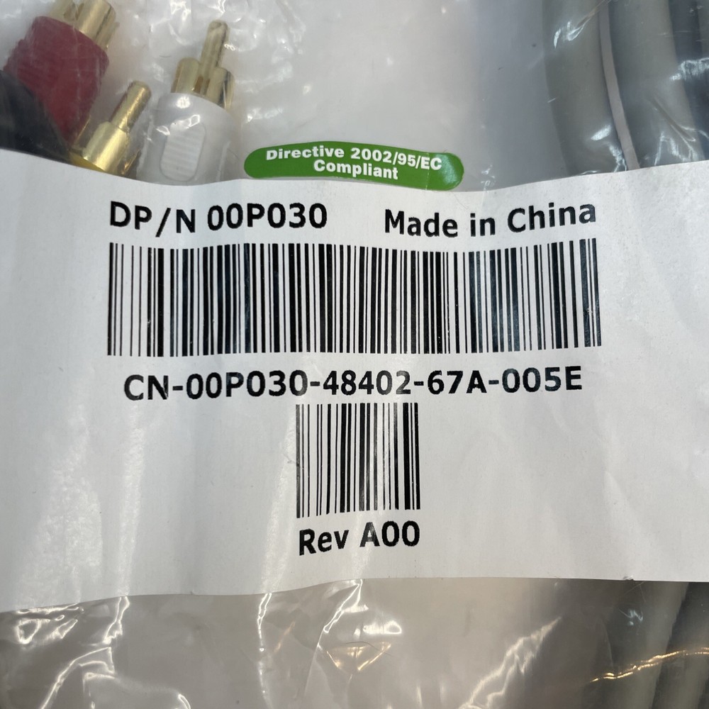 AV Audio Video TV Connection Cables