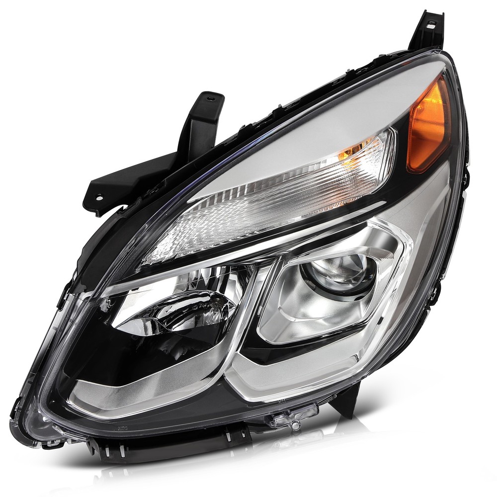 For 2016-17 Chevy Equinox LT LS LTZ Chrome Housing Headlight Assembly Pair