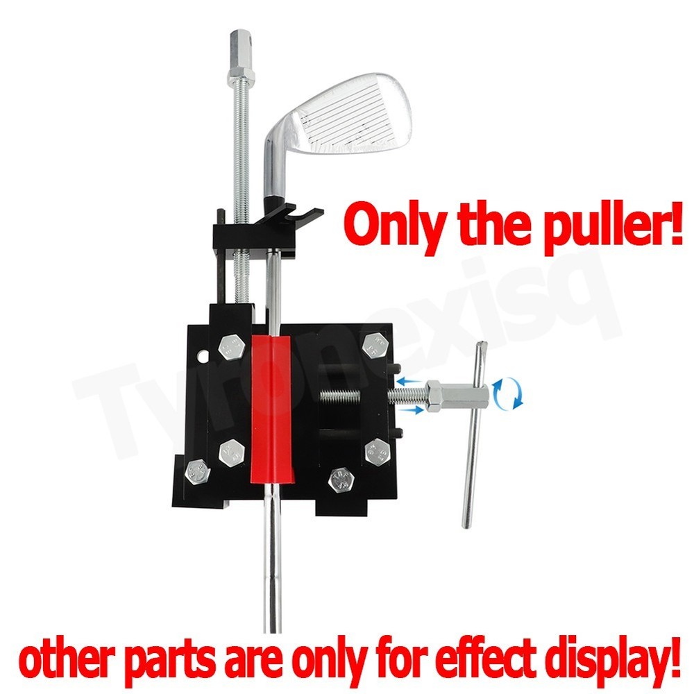 Golf Shaft Puller/Extractor - For Graphite and Steel Shafts - Regrip/Remove Tool
