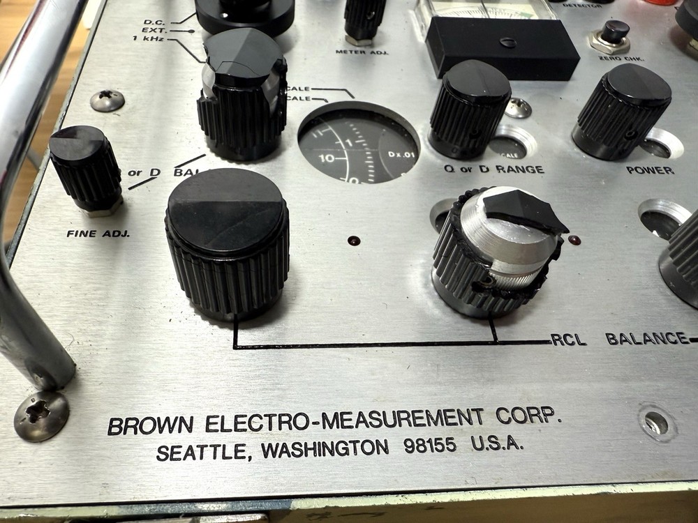 Brown Electro-Measurement Corp., Universal Impedence Bridge 815-AF UNTESTED