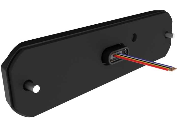 Arc Lighting BB6010C 4" Surface Mount LED Strobe Work Light Bar - Amber/Blue