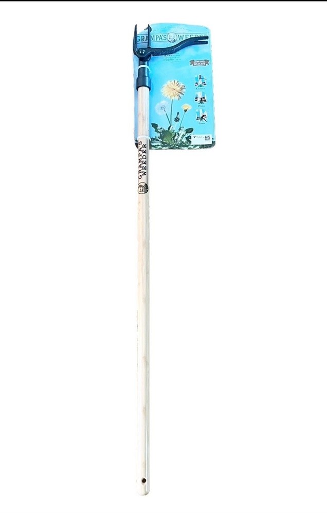 The Original Stand Up Weed Puller Tool with Long Handle - Made with Real Bamboo