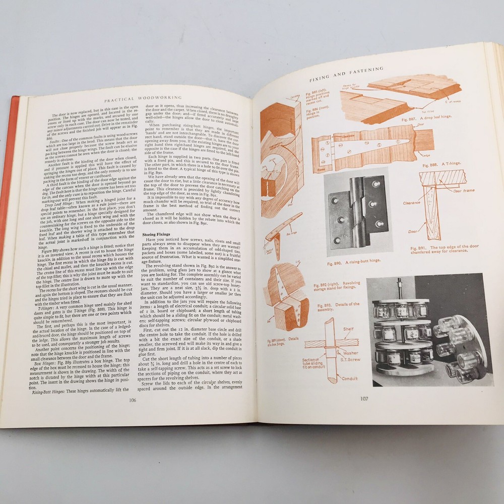 VTG 1974 Practical Woodworking Guide to Tools Materials Methods Hamlyn Publ
