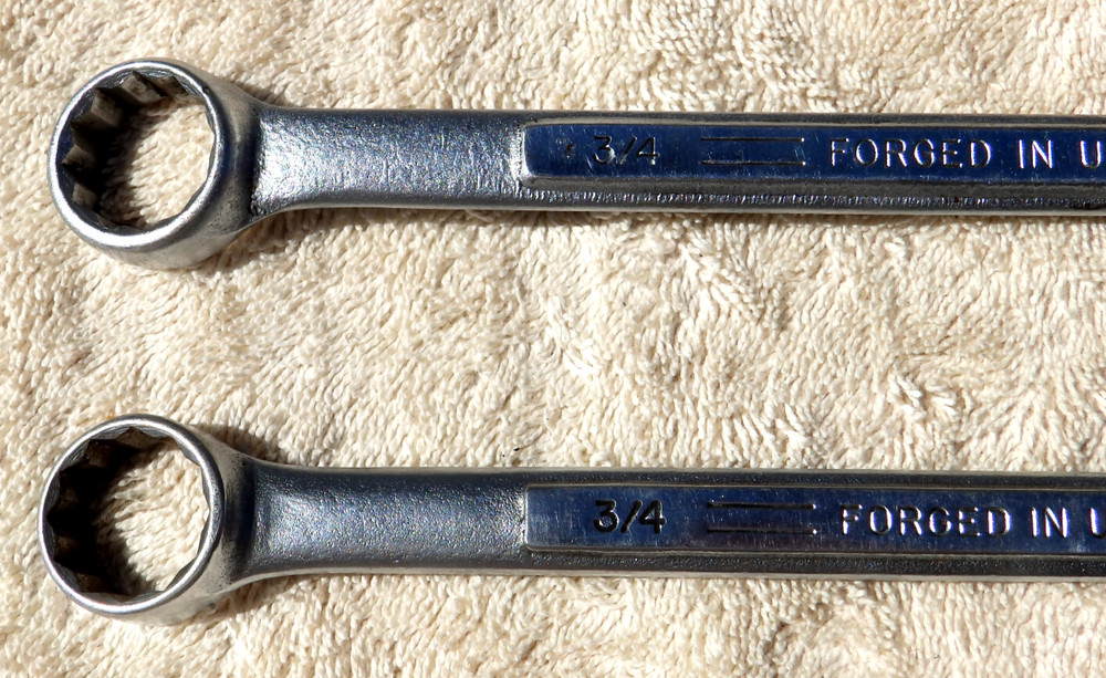 Pair Craftsman 3/4" Combination Wrenches 12-Point ~V~ Series