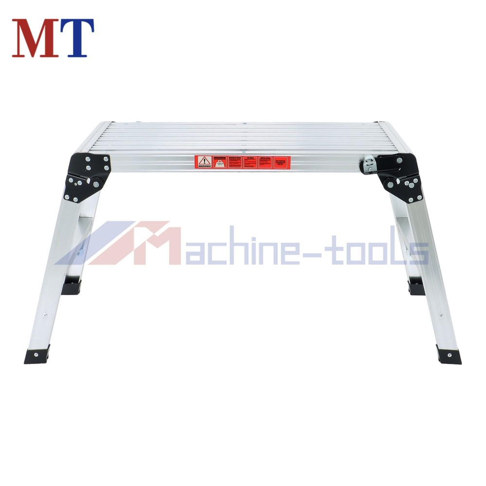 High Quality Aluminum Step Stool Folding Work Platform 330lb Drywall Ladder