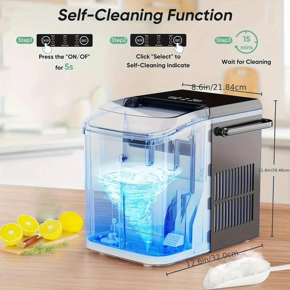 Countertop Ice Maker, Nugget Portable Ice Machine