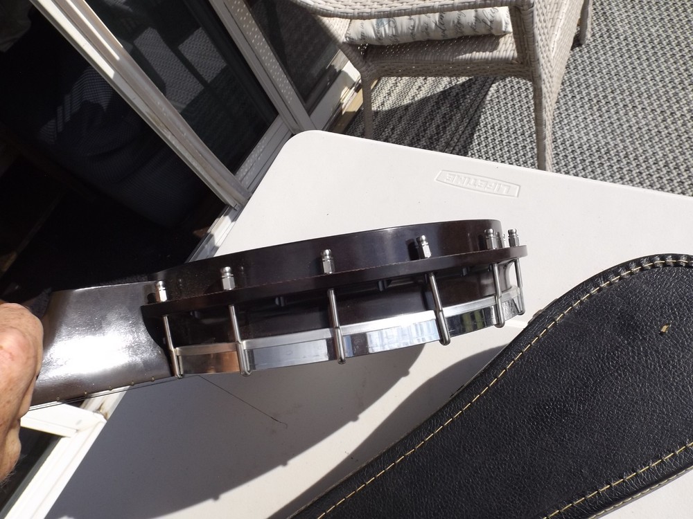 Vintage 1960's Harmony Banjo 5 string w/ case