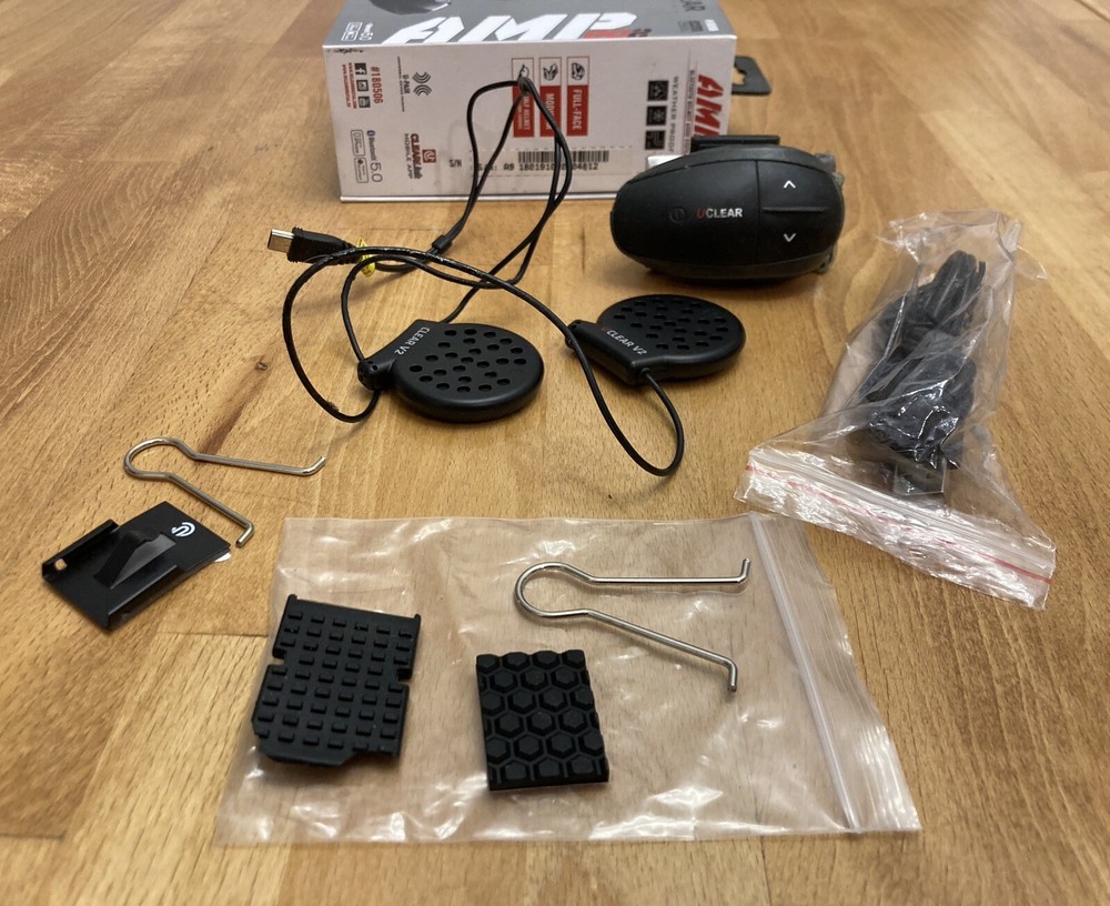 UClear HBC100 Plus Boomless Bluetooth Powersports Helmet Communicator