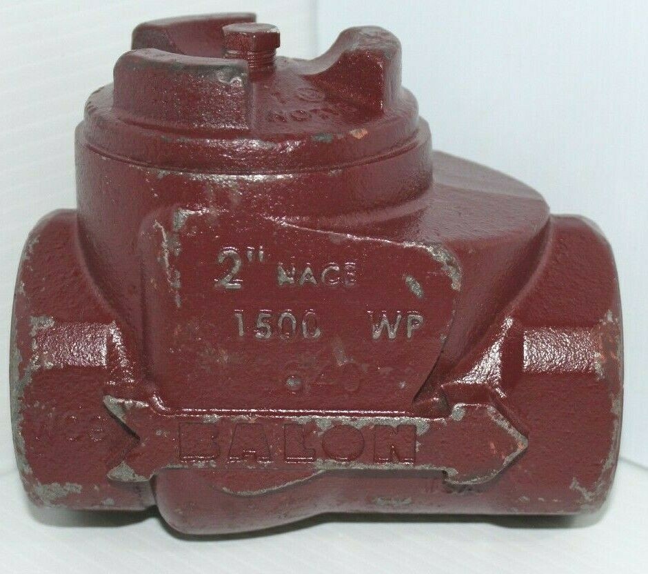 💥 NEW 💥  BALON 2" SWING CHECK VALVE 1500 WP NACE 1640