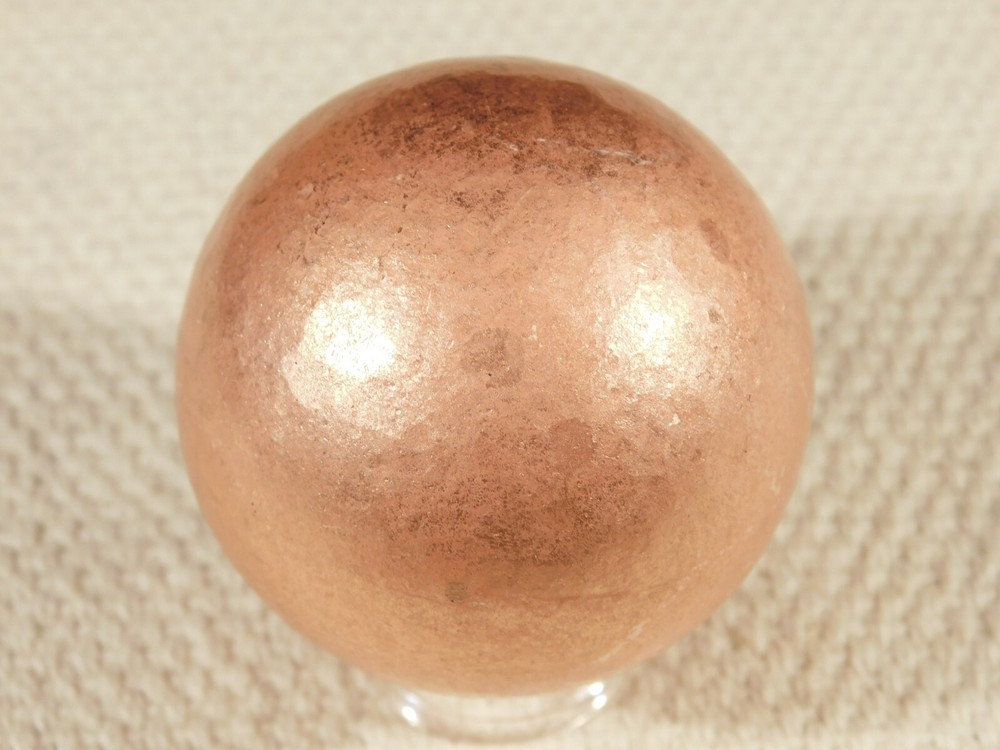 BIG! Super Heavy Solid COPPER SPHERE From Michigan 589gr