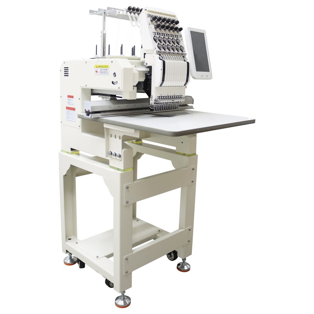 Commercial Automatic Embroidery Machine 110V-220V Single Head 12 Needles