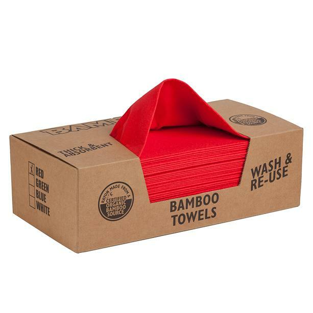 BAMBOOEE FLAT PACK REUSABLE TOWEL (Case - 4 PACK / 50 CT.)