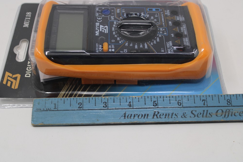 MU118 Digital Multimeter with Capacitance & Frequency! Ham Radio