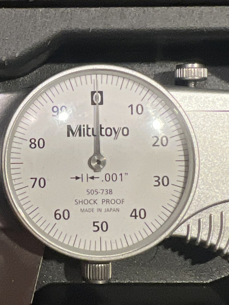MITUTOYO 505-738 DIAL CALIPER 0-6"
