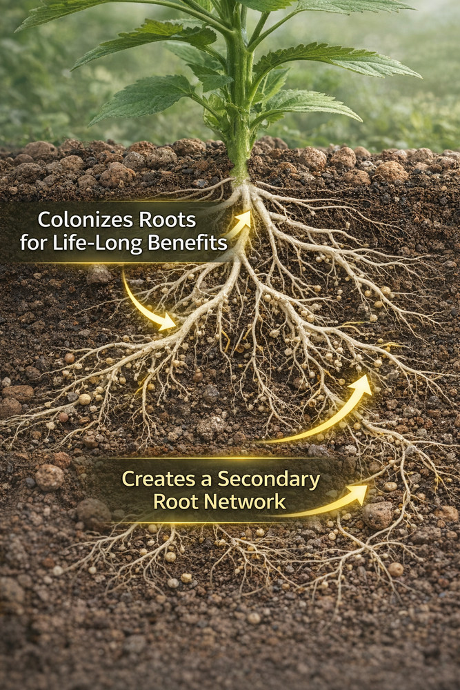 2 Lbs Granular Mycorrhiza - Soil Amendment & Root Enhancer, Microbial Additive