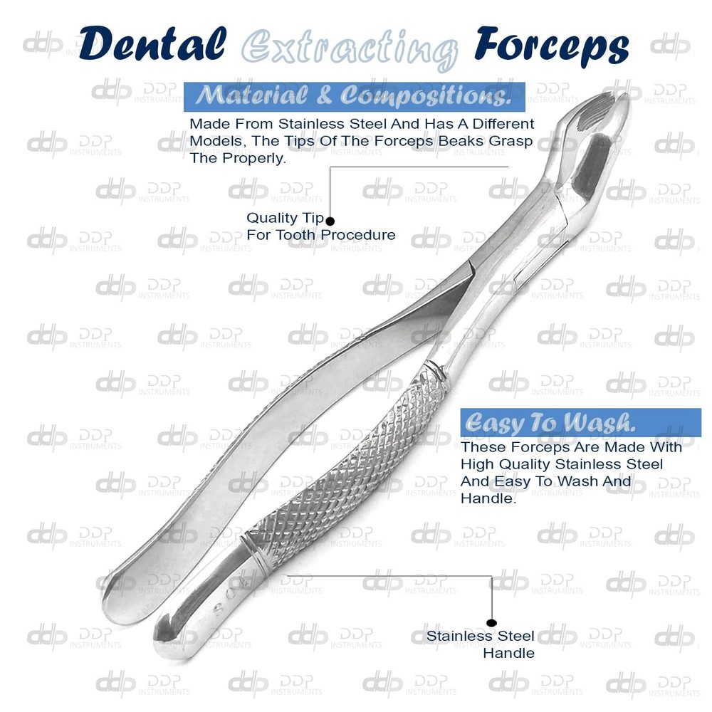 Extracting Forceps Adults - #10S. Comes with knurled handle