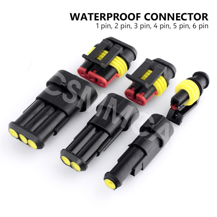 Car Sealed Electrical Wire Cable Connectors Plug Terminals Plastic Kit 708Pcs