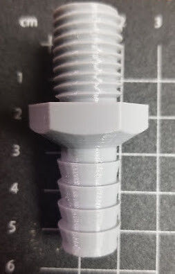 1/2" barbed bulkhead fitting w/ Filter/Strainer for Hydropnics system/aquarium