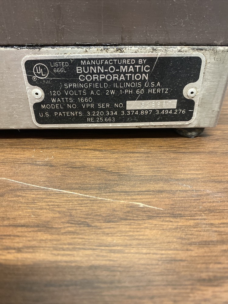 bunn o matic coffee maker-Used