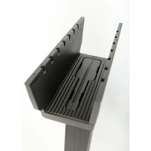 HOT DEAL! Postal Pro Hampton Plastic Mailbox and Post Kit - Black