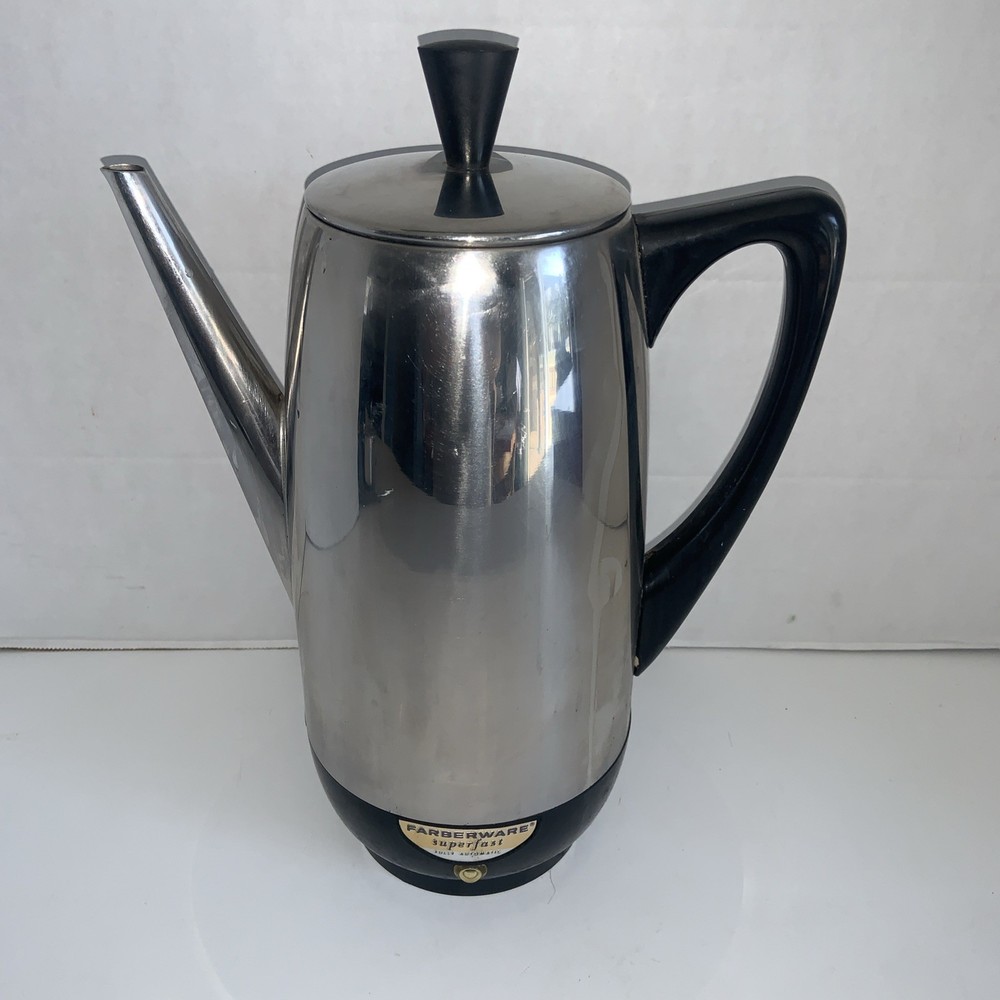 Vintage Farberware 12 Cup Super Fast Automatic Percolator Model 122B Tested