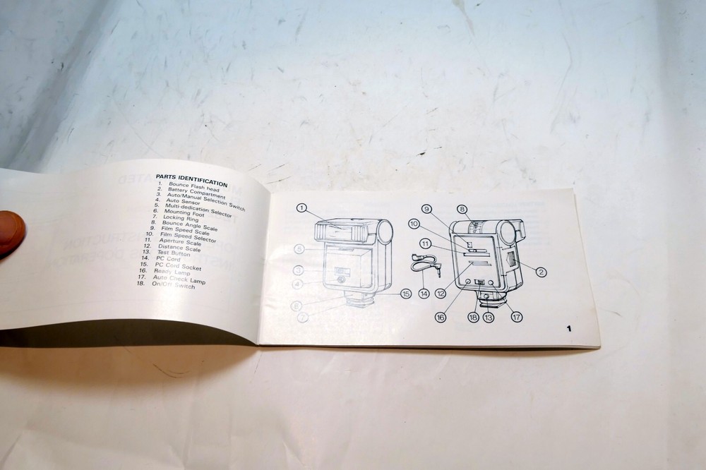 Black's SB64 flash Operating Guide Manual