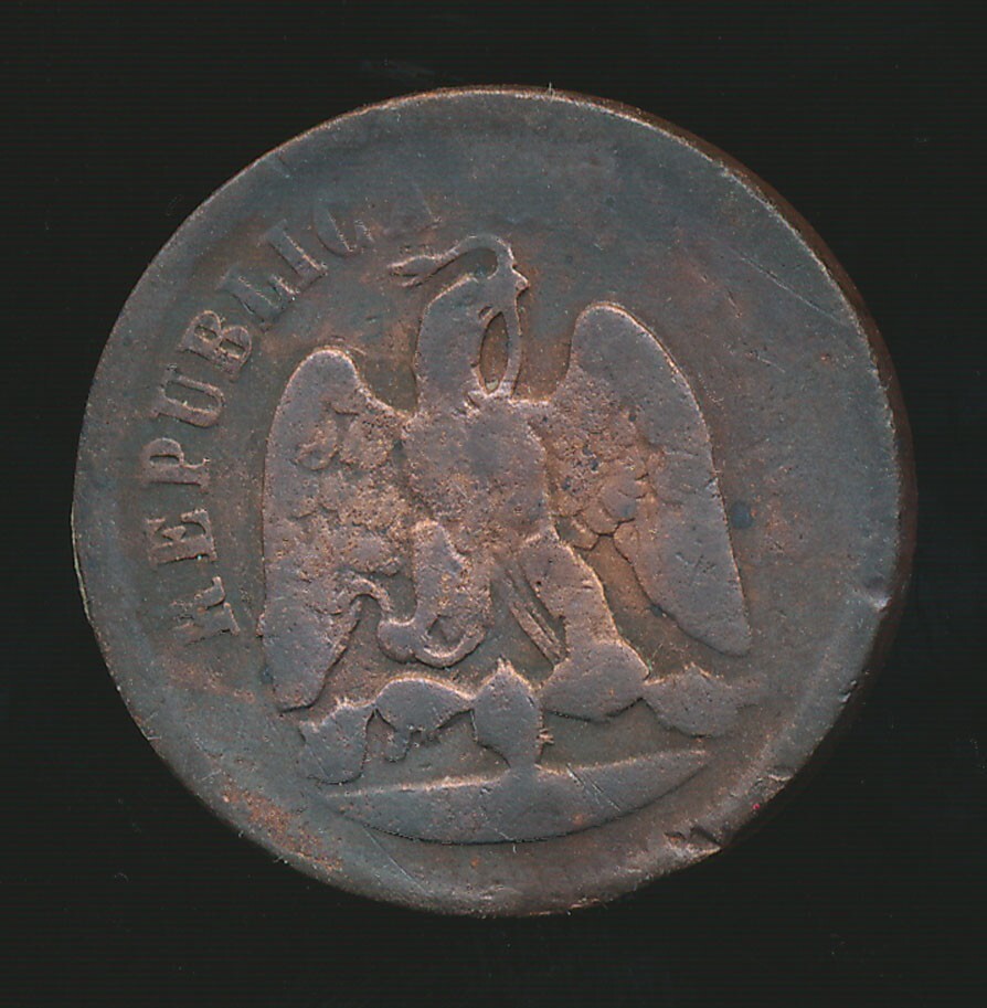 Mexico - Second Republic 1887-Mo CENTAVO (Copper)