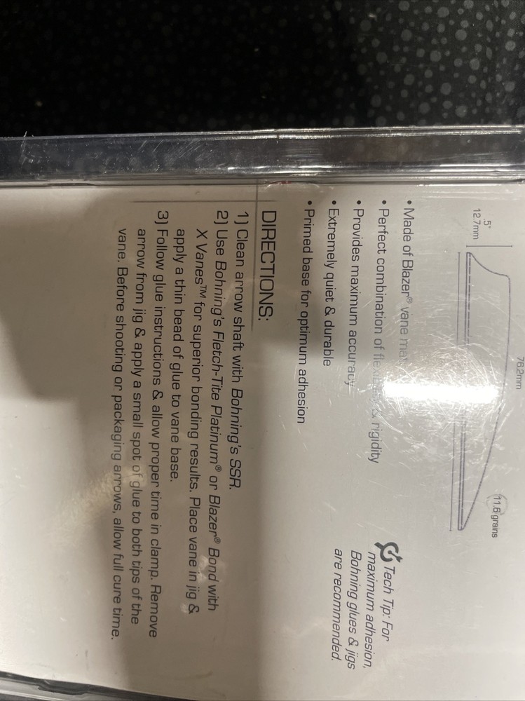 Bohning X Vane 3” 100 Pack