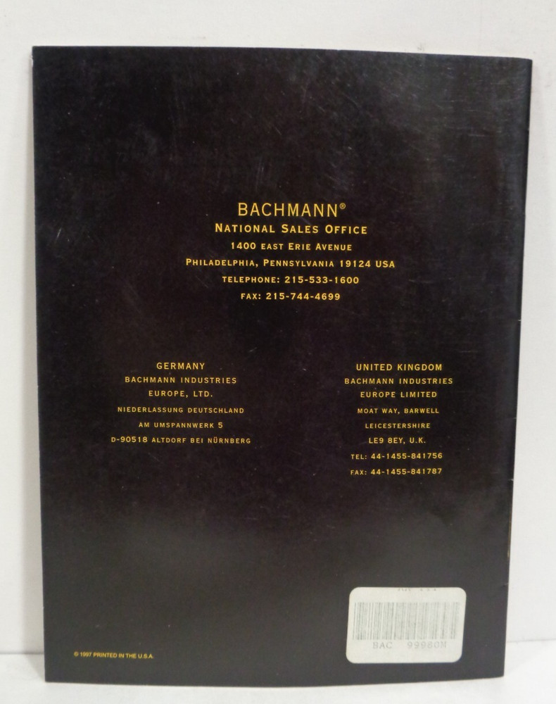 Bachmann Spectrum 1997-1998 Mini Catalog