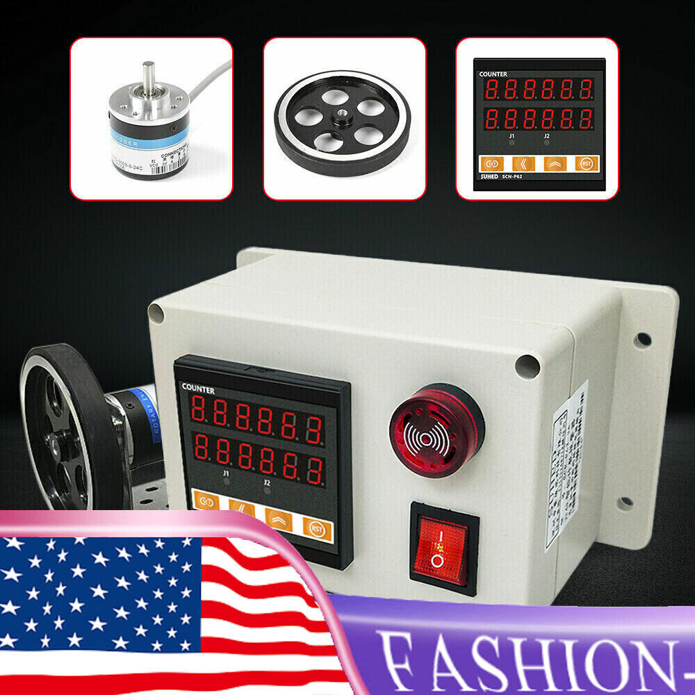 Digital Electronic Length Measure Tool Meter Counter & 300ppr Rotary Encoder