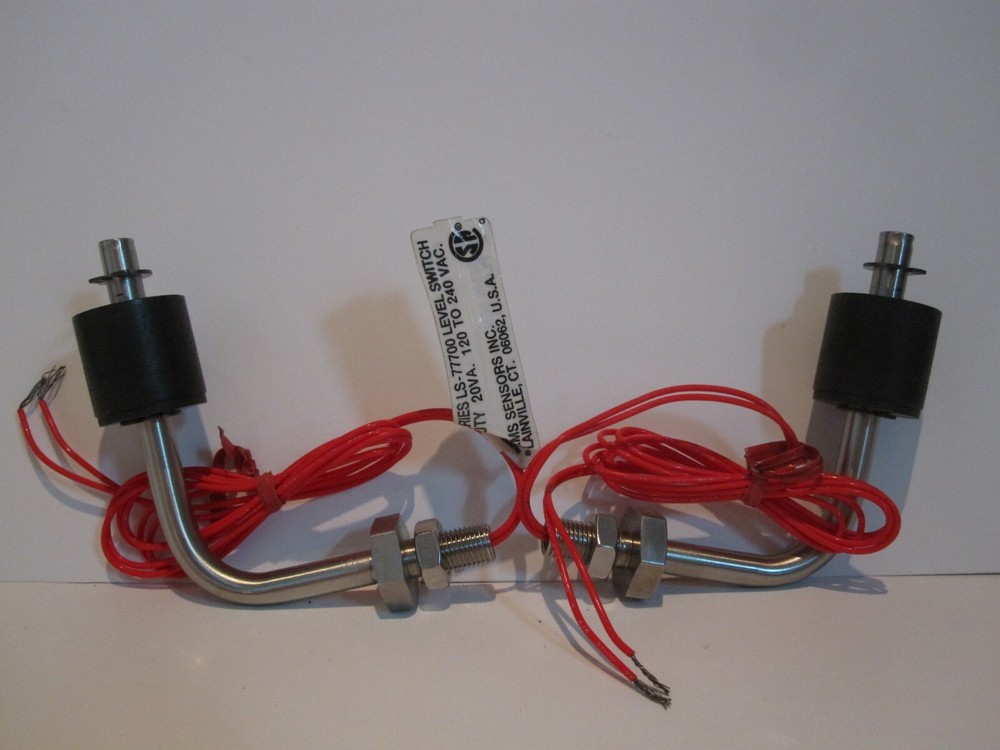 2 GEMS 118128 Liquid Level Float Switch Sensors Series LS-77700 NOS