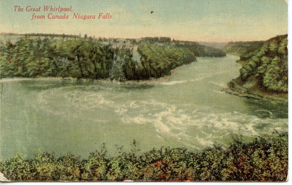 THE GREAT WHIRLPOOL FROM CANADA NIAGARA FALLS - PC90